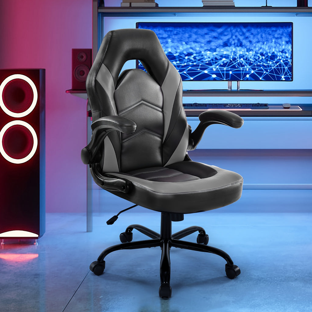 Sweetcrispy PU Leather Gaming Chair