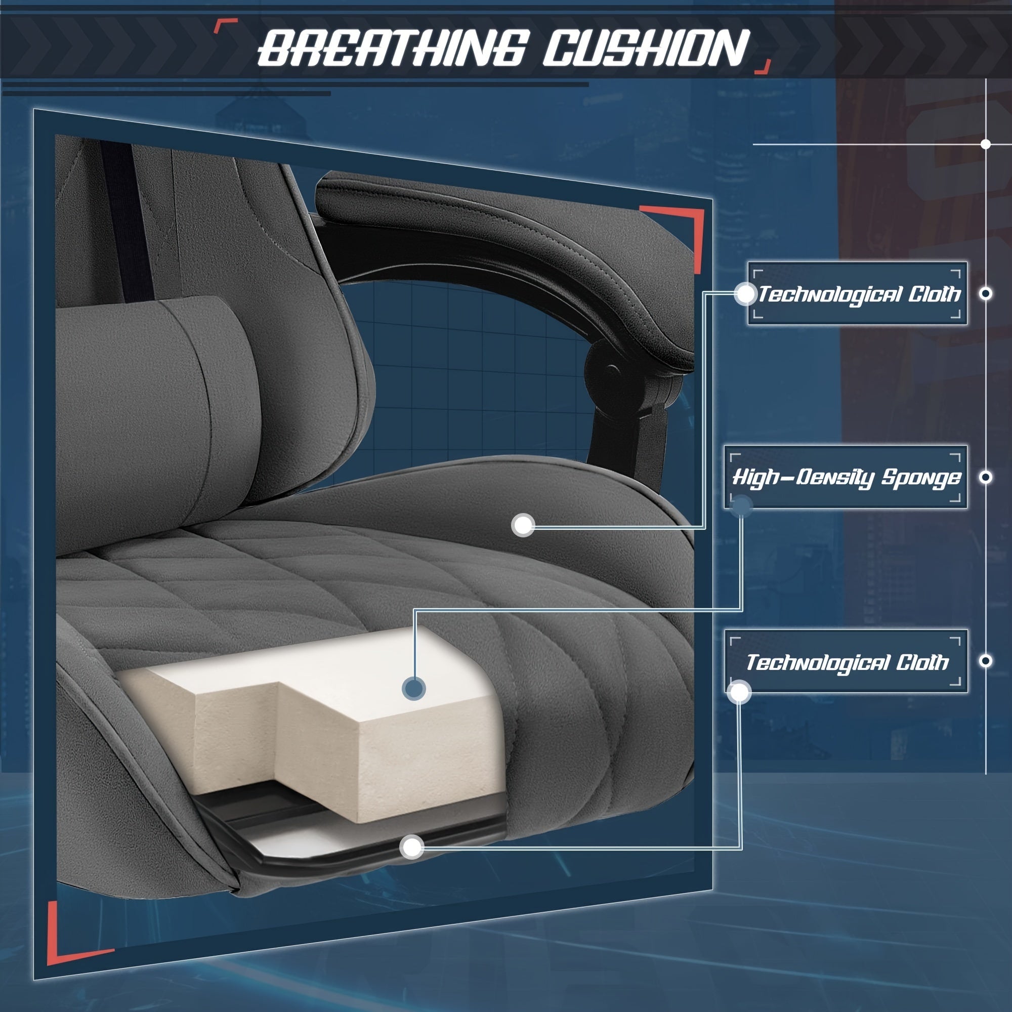 Fabric Nova Gaming Chair