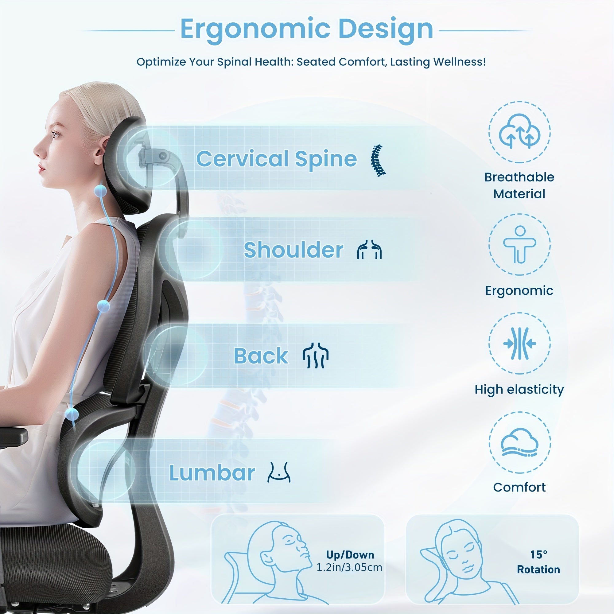 KERDOM Ergonomic Chair