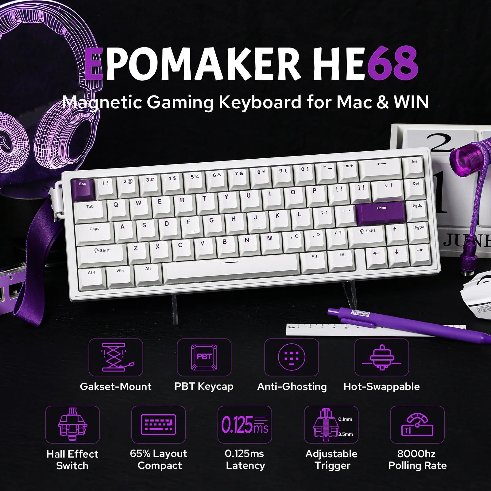 EPOMAKER HE68 8K