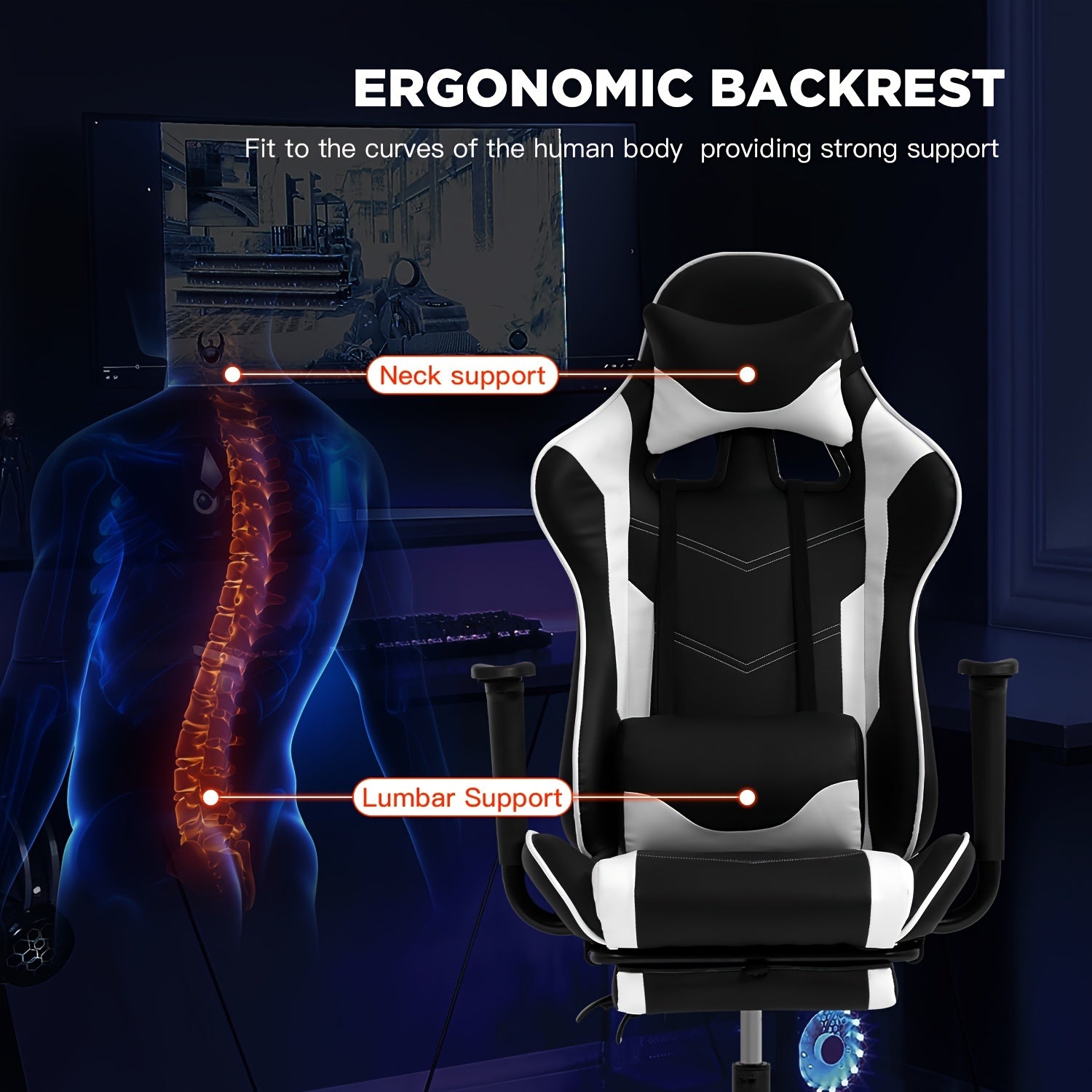 DOPINMIN Ergonomic Gaming Chair